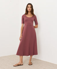 Organic Fit & Flare Signature Scoop Dress