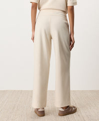 Organic Airplane Pintuck Wide Leg Pant