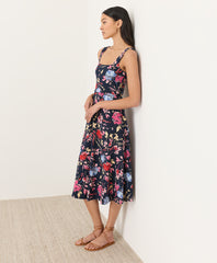 Organic Fit & Flare Square Neck Dress