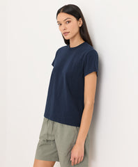 Organic Soft-Slub Essential Crewneck Tee