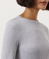 Organic Perfect Rib Crewneck Long Sleeve Tee