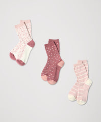 Organic Perfect Crew Socks 3-Pack