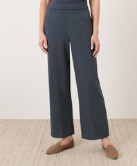 Organic Airplane Pintuck Wide Leg Pant