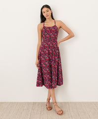 Organic Fit & Flare Midi Dress