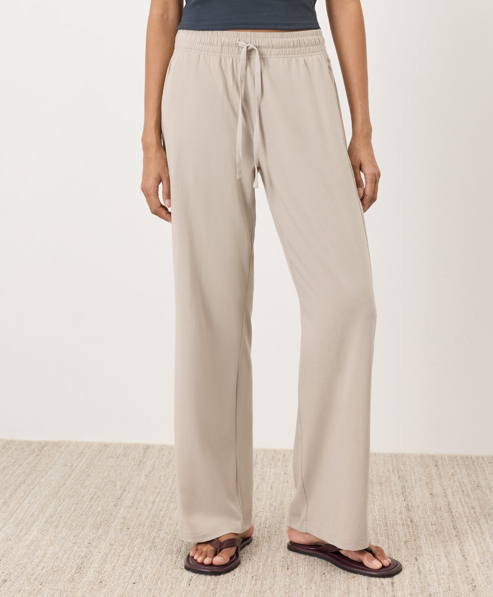 Organic Luxe Essential Wide Leg Pant