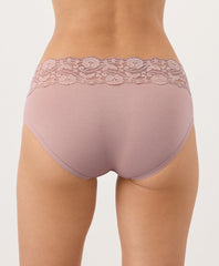 Organic Lace Waist Brief