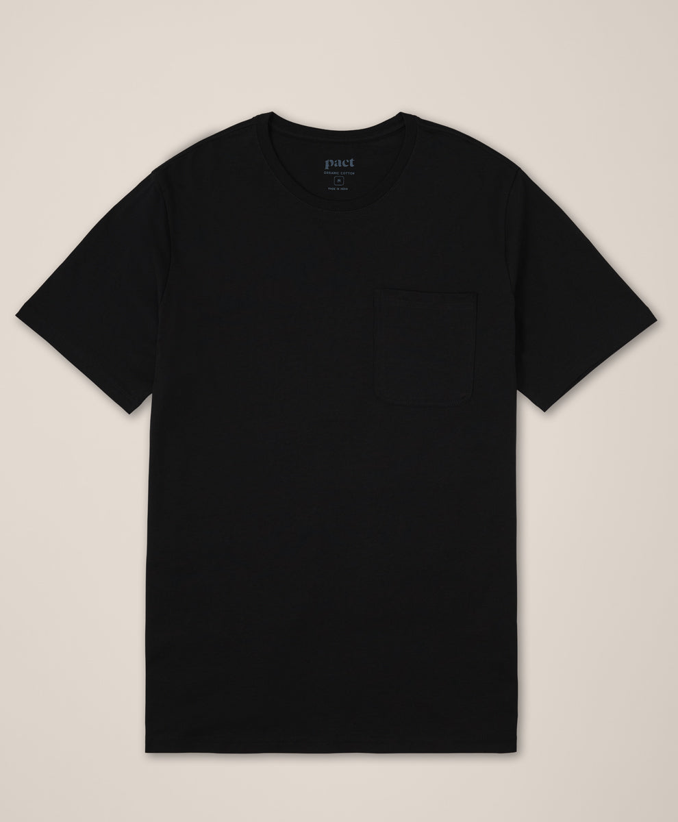 Organic Softspun Essential Pocket Crew Tee