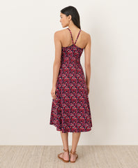 Organic Fit & Flare Midi Dress