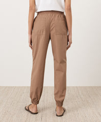Organic Stretch Poplin Jogger
