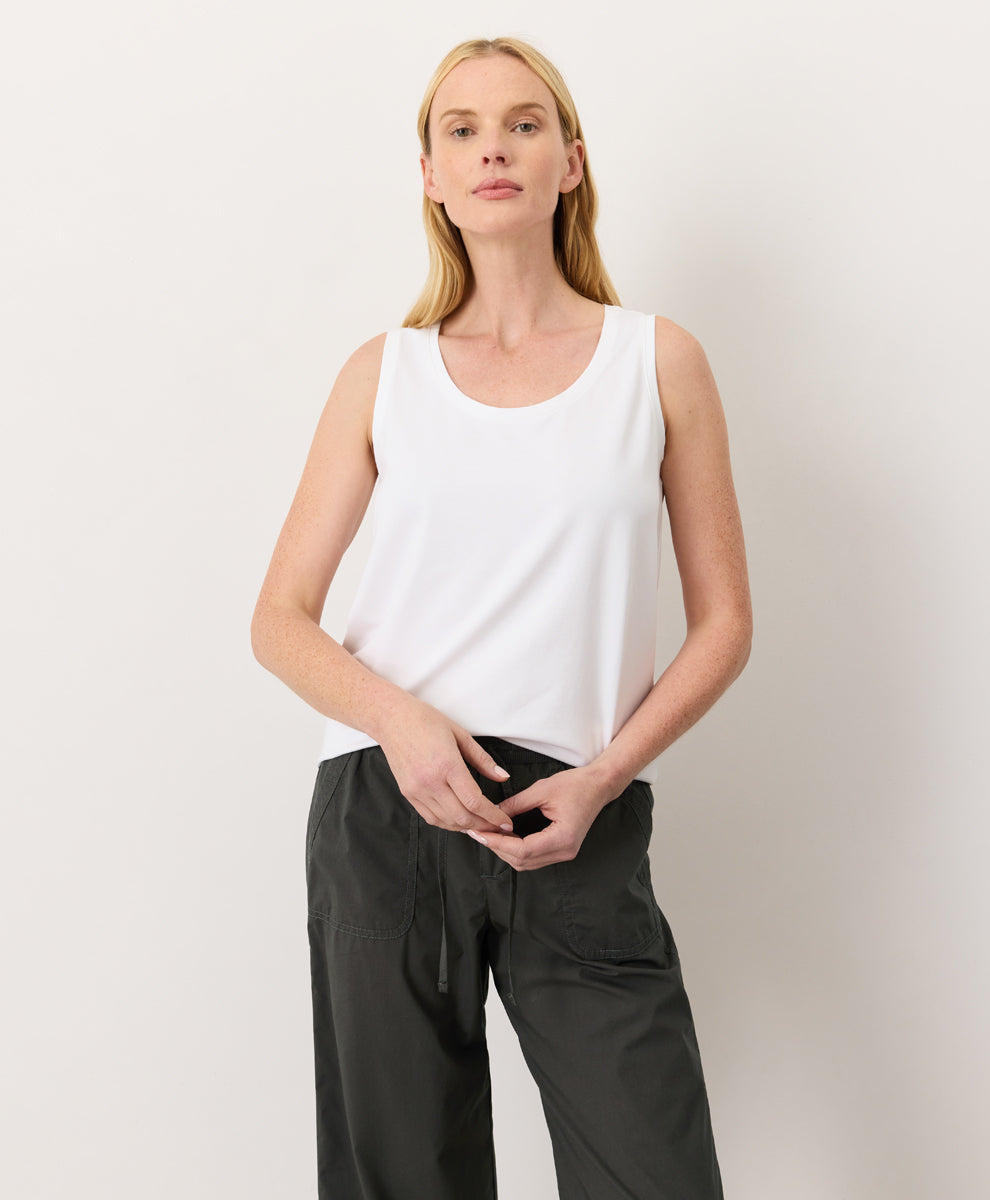 Organic Luxe Essential Scoop Neck Tank