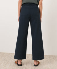 Organic Stretch Twill Wide Leg Pant