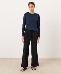 Organic Softspun Essential Crewneck Long Sleeve Tee