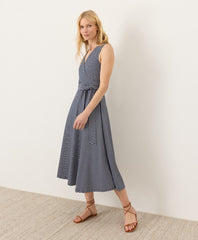 Organic Fit & Flare Easy V-Neck Dress