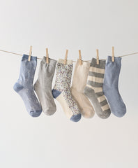 Organic Perfect Crew Socks 3-Pack