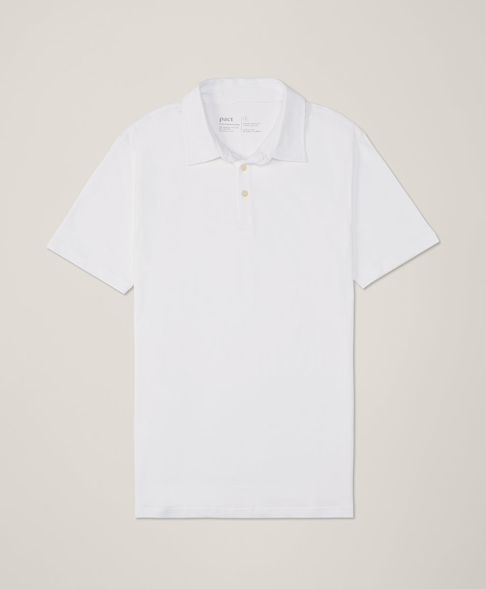 Organic Luxe Essential Slim Polo