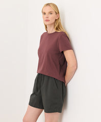 Organic Luxe Essential Crewneck Tee