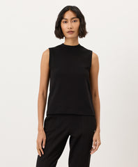 Organic Airplane Mock Neck Shell