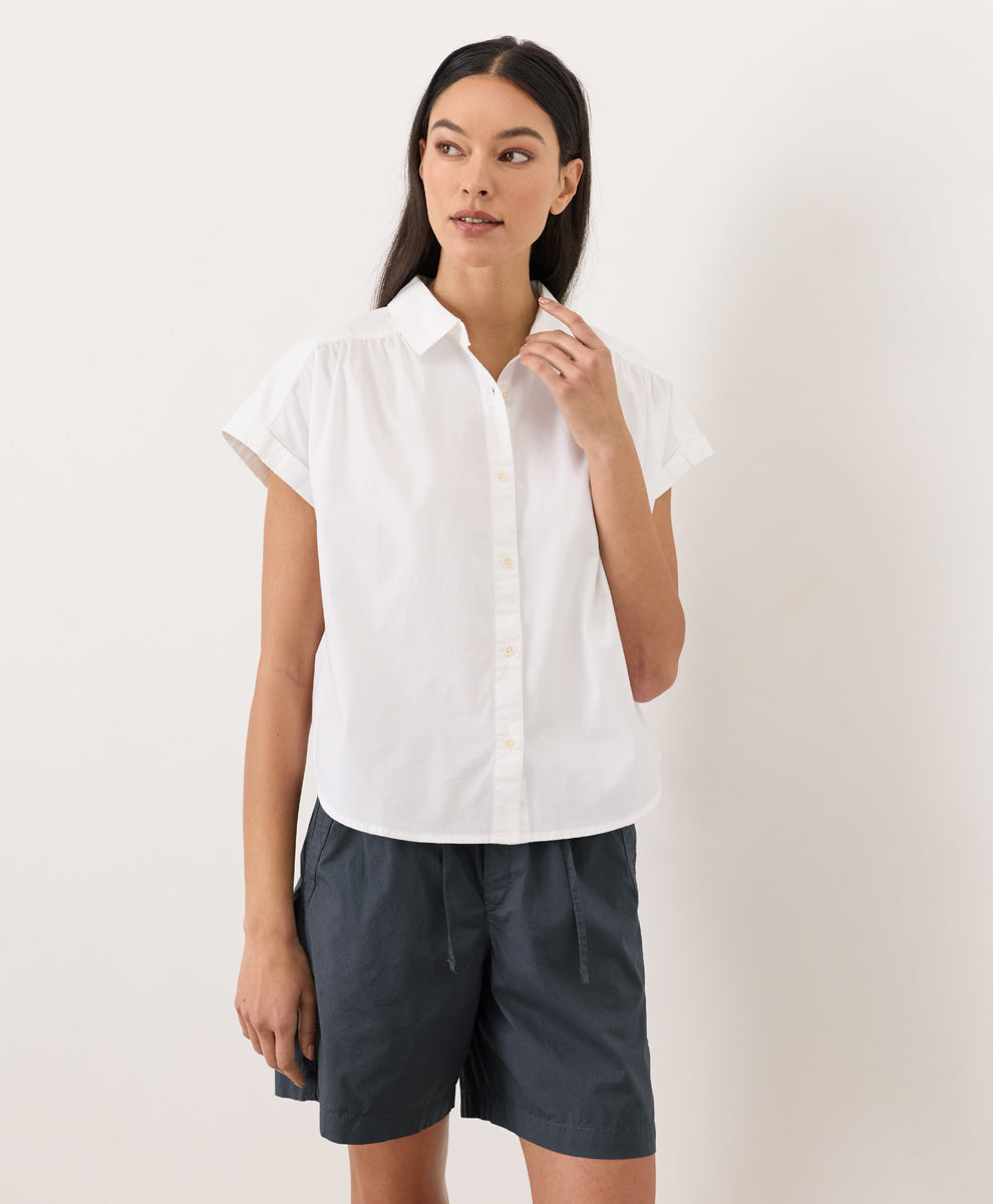 Organic All Day Poplin Easy Shirt