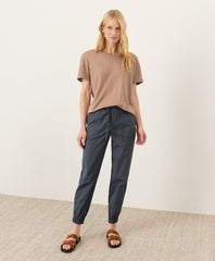 Organic Stretch Poplin Jogger