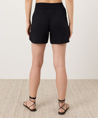 Organic Coastal Double Gauze Curved Hem Short