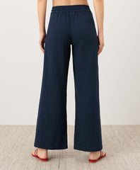 Organic Coastal Double Gauze Split Hem Pant