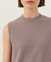 Organic Airplane Mock Neck Shell