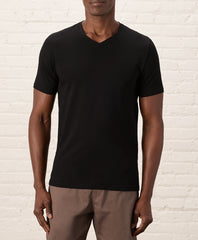 Organic Luxe Essential Slim Fit V-Neck Tee