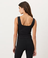 Organic On The Go-To Square Neck Tank