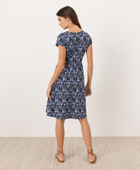 Organic Fit & Flare Crossover Dress