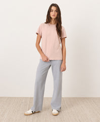 Organic Soft-Slub Essential Crewneck Tee