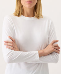Organic Softspun Essential Crewneck Long Sleeve Tee