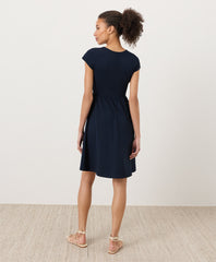 Organic Fit & Flare Crossover Dress