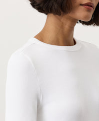 Organic Perfect Rib Crewneck Long Sleeve Tee