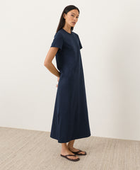 Organic Soft-Slub Essential Easy Tee Maxi Dress