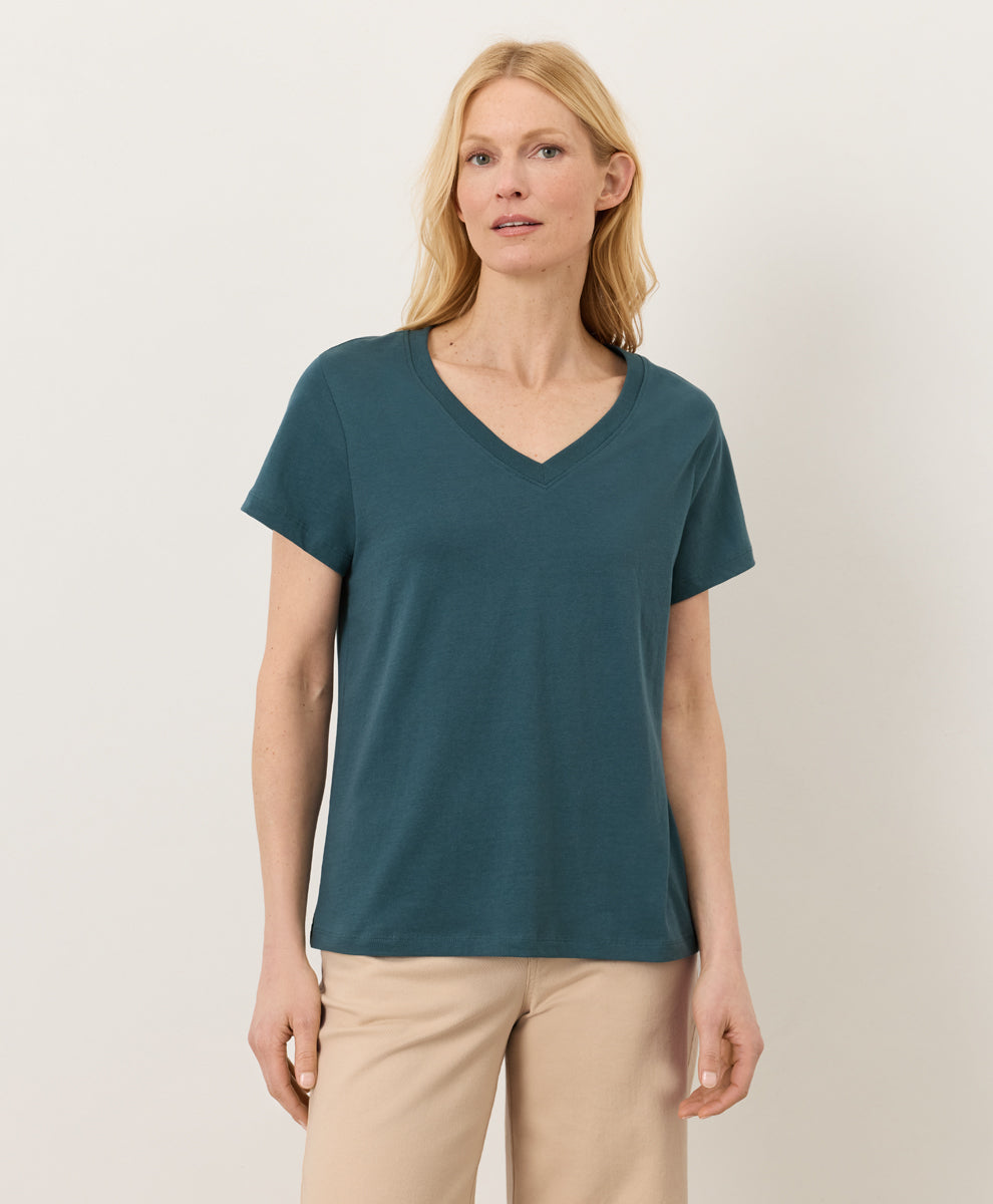 Organic Softspun Essential V-Neck Tee