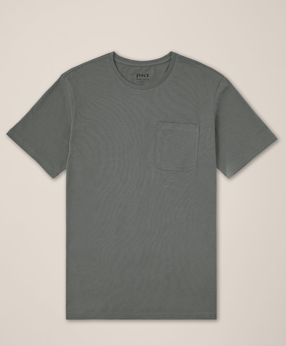 Organic Softspun Essential Pocket Crew Tee