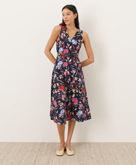 Organic Fit & Flare Easy V-Neck Dress