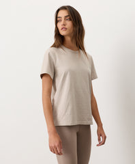 Organic Soft-Slub Essential Crewneck Tee