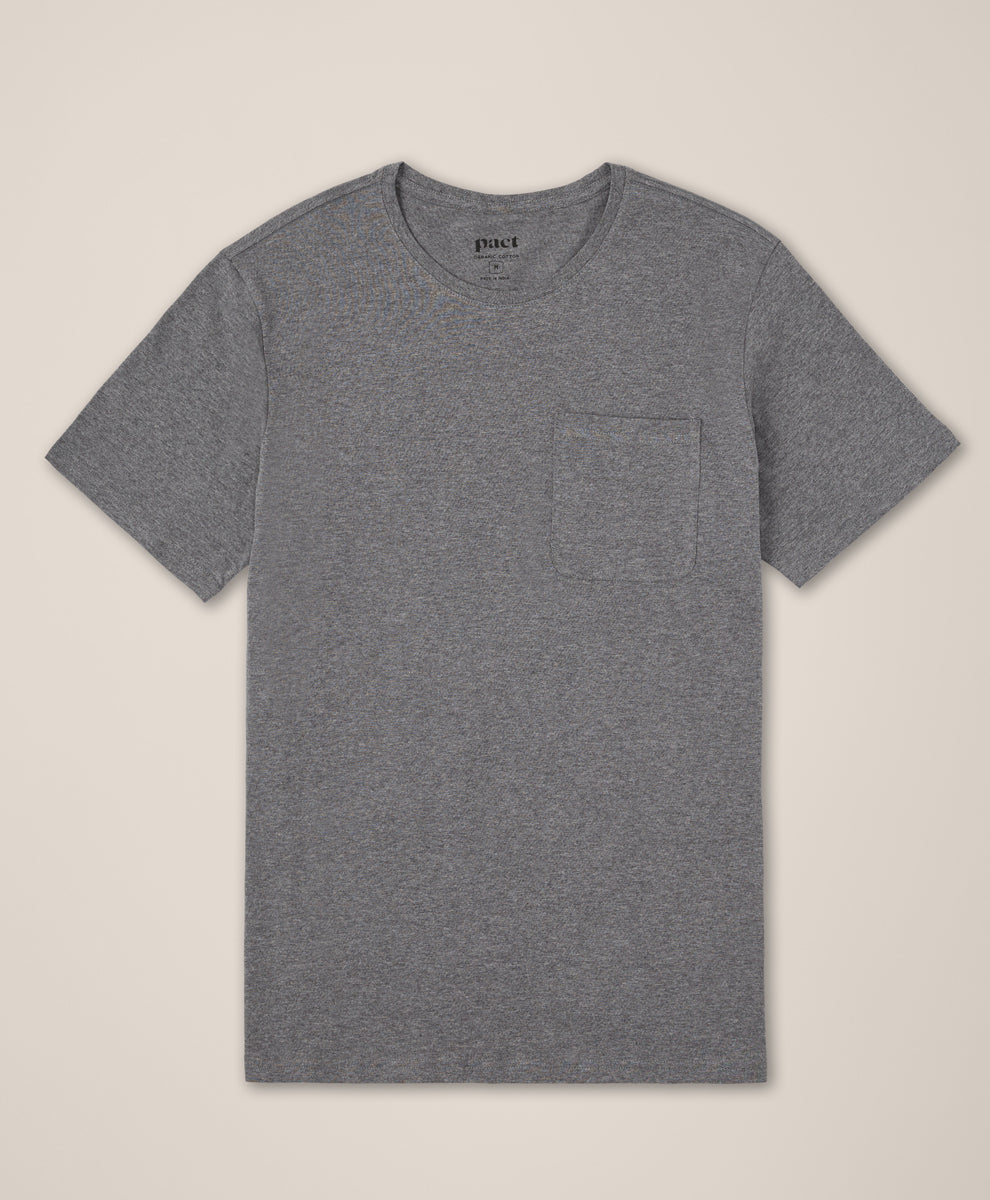 Organic Softspun Essential Pocket Crew Tee