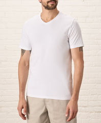 Organic Luxe Essential Slim Fit V-Neck Tee