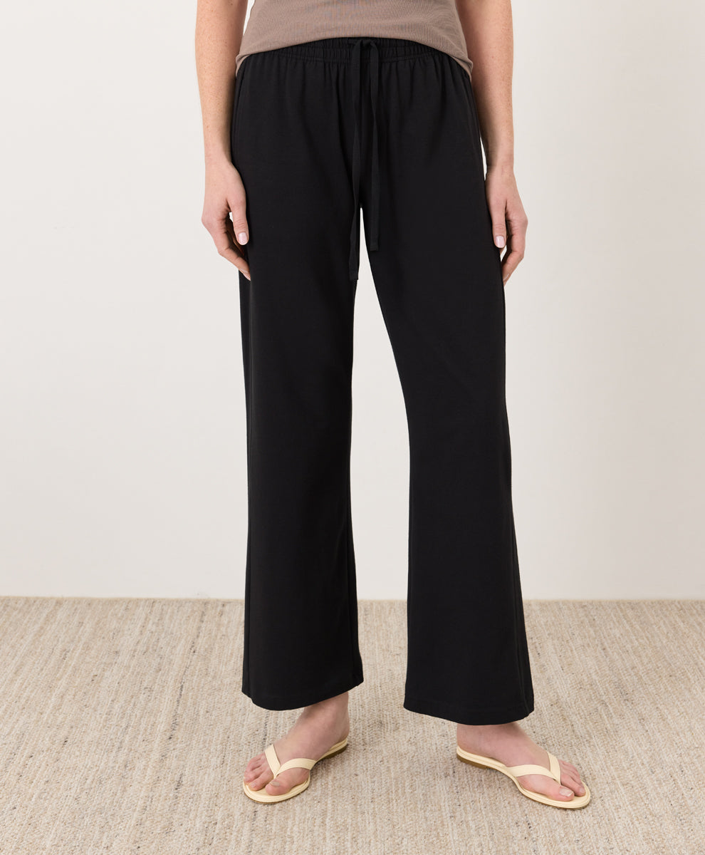 Organic Luxe Essential Wide Leg Pant