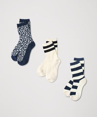 Organic Perfect Crew Socks 3-Pack