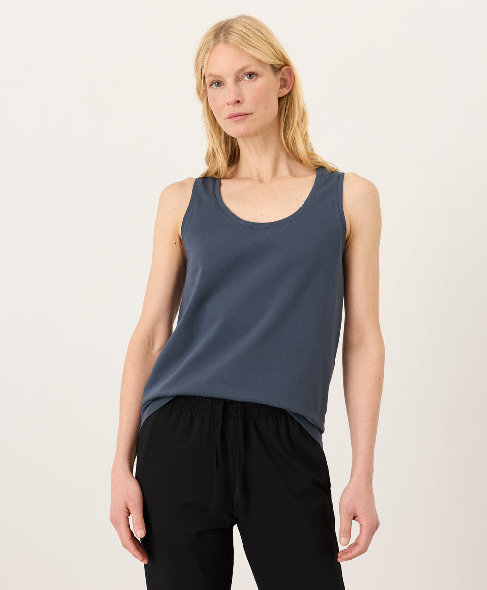 Organic Luxe Essential Scoop Neck Tank