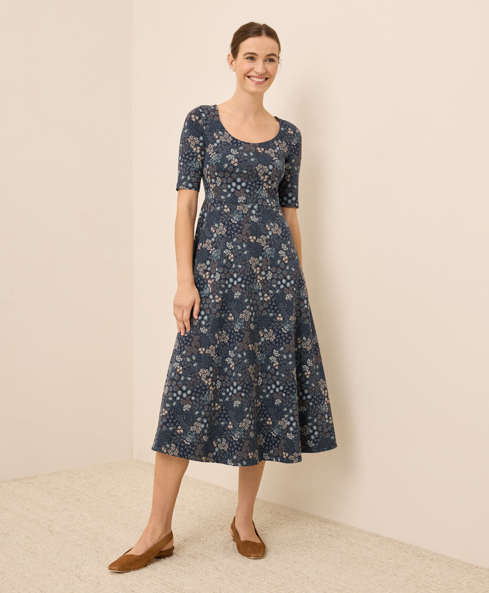 Organic Fit & Flare Signature Scoop Dress