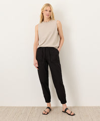 Organic Stretch Poplin Jogger