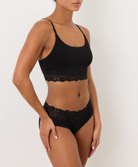 Organic Lace Modern Scoop Bralette 3-Pack