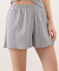 Organic Pointelle Short