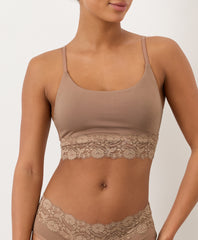 Organic Lace Modern Scoop Bralette