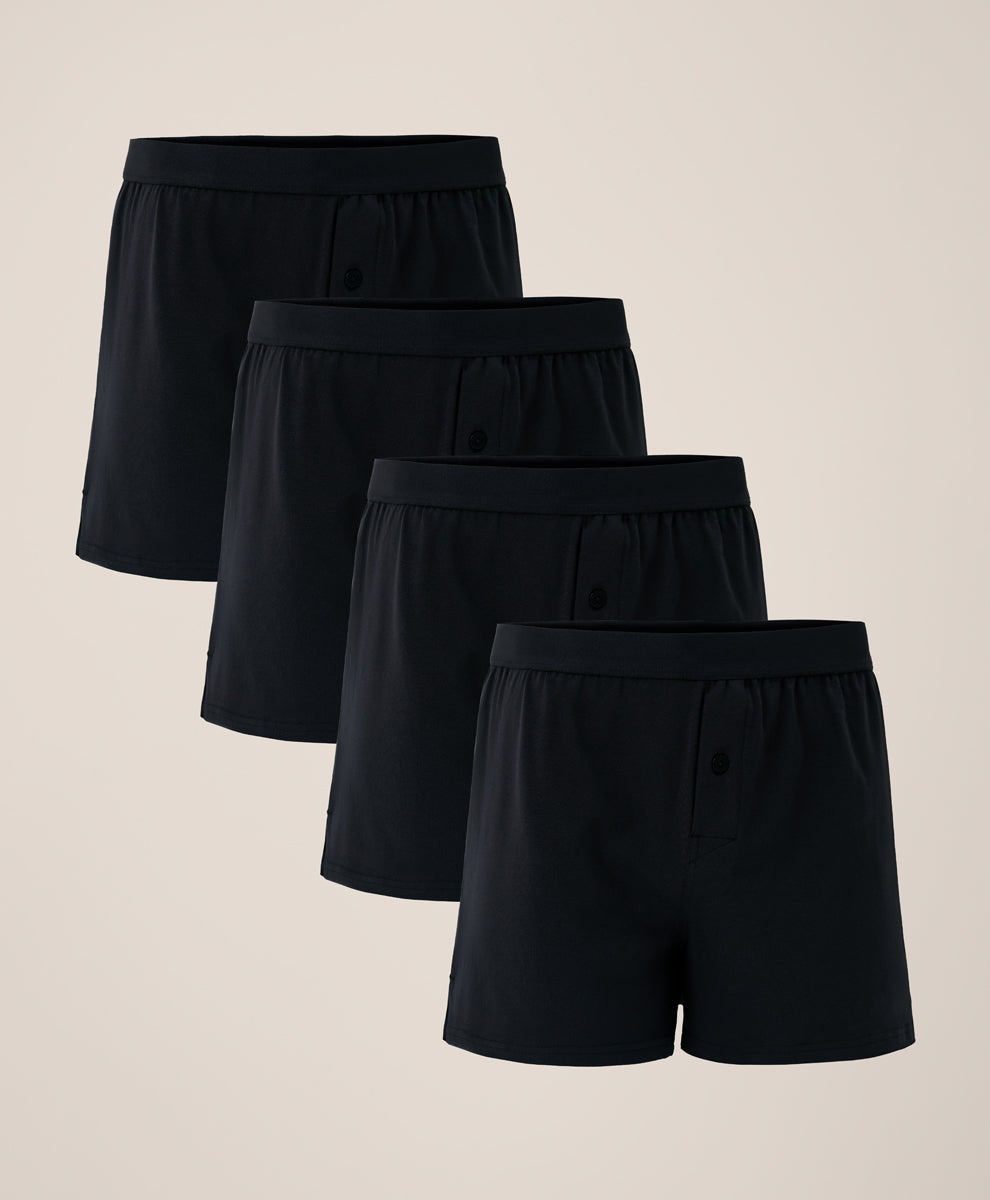 Organic Everyday Knit Boxer 4-Pack