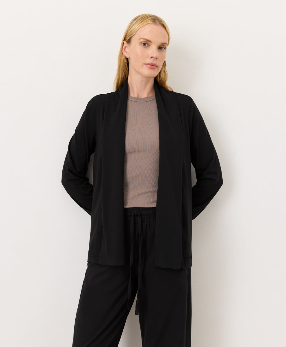 Organic Luxe Essential Swing Cardigan